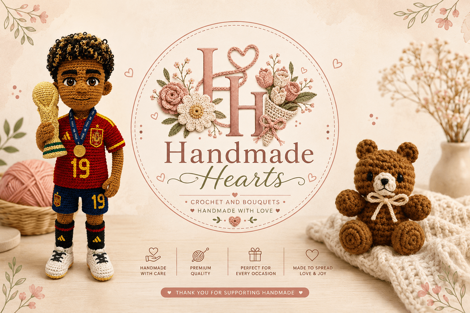 Hazel Crochet Amigurumi Bear preview 1