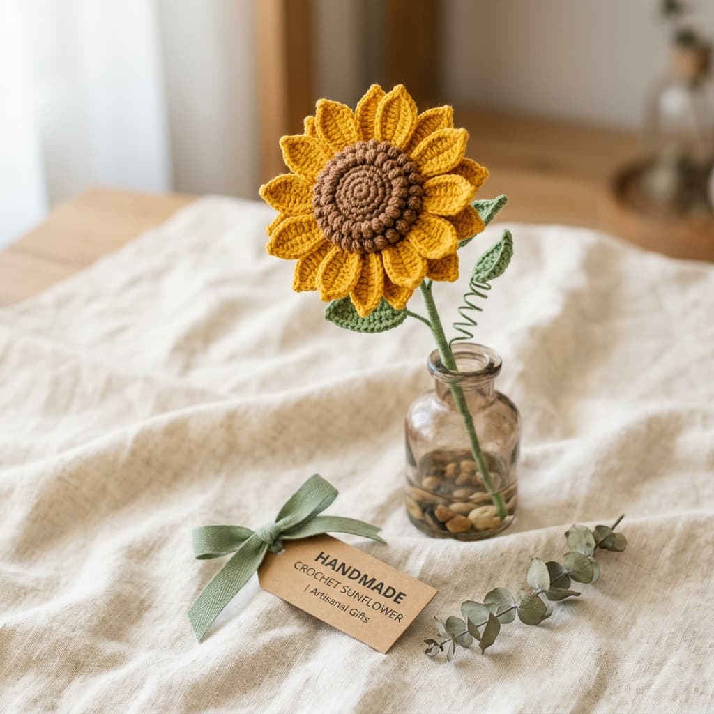Sunshine Crochet Sunflower
